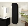 LUNA Colonne de salle de bain L 25 cm - Noir mat