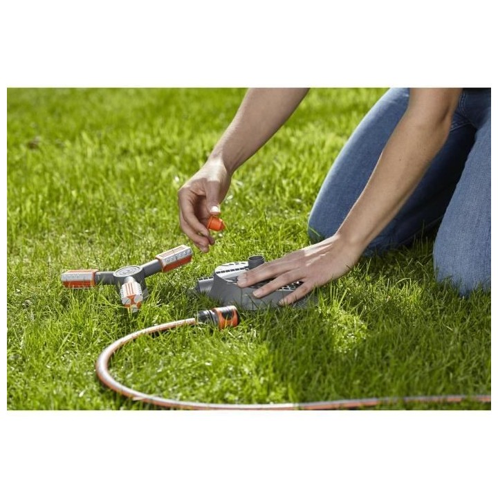 GARDENA Arroseur rotatif Mambo Comfort – Surface 310m² – Portée