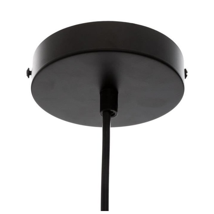 Suspension en métal - Ø 40 cm - Noir