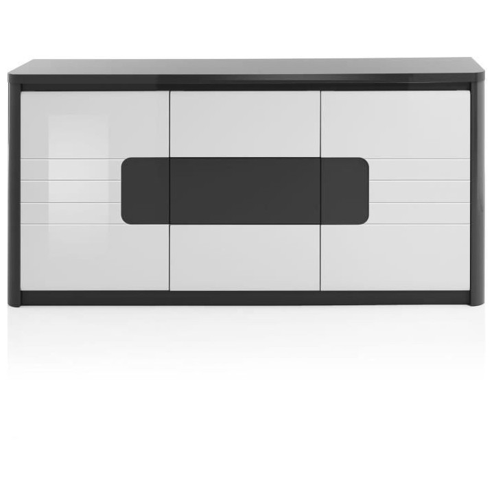 Enfilade - Blanc - Style contemporain - 2 portes - BELLINI - L 180 x P