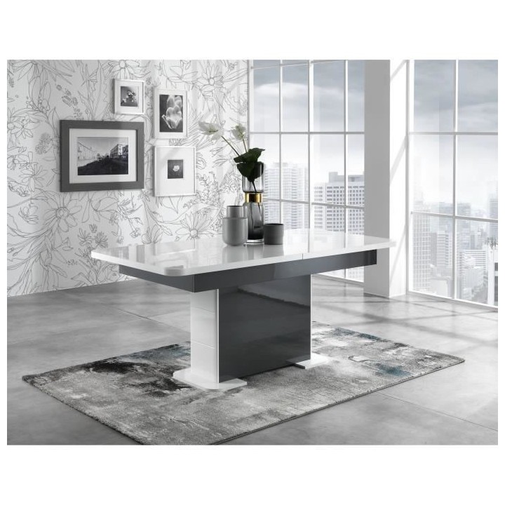 ALBEA Table a manger extensible BELLINI - L 180/40 x P 90 x H 78 cm -