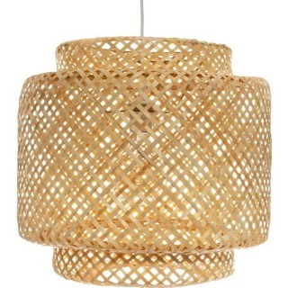 ATMOSPHERA Suspension Liby en bambou naturel - Diametre 40 cm - Colori