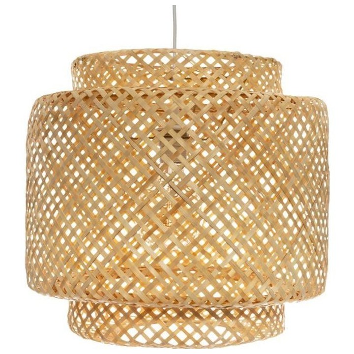 ATMOSPHERA Suspension Liby en bambou naturel - Diametre 40 cm - Colori