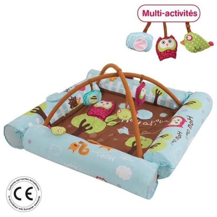 LUDI Aire d'éveil évolutive Chouette + Arche