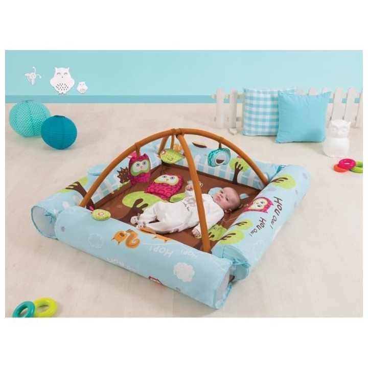 LUDI Aire d'éveil évolutive Chouette + Arche