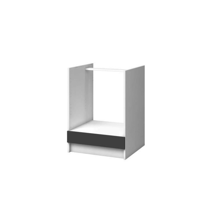 EXTRA - Meuble four de cuisine 60cm - Gris Mat