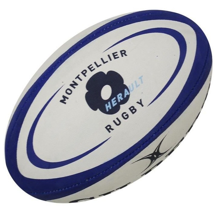 GILBERT Ballon de rugby REPLICA - Montpellier - Taille 5