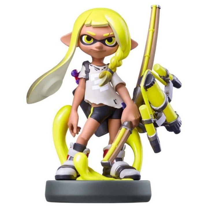 Pack Amiibo - Collection Splatoon 3 - Octaling (Bleu) + Inkling (Jaune