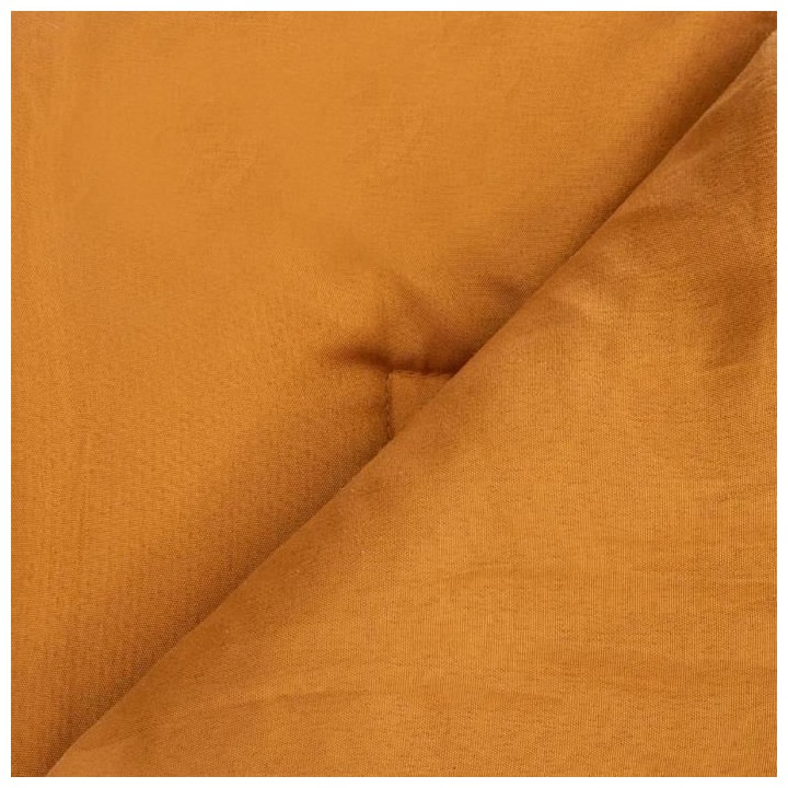 Edredon velours Sonia - 80 x 180 cm - Ocre