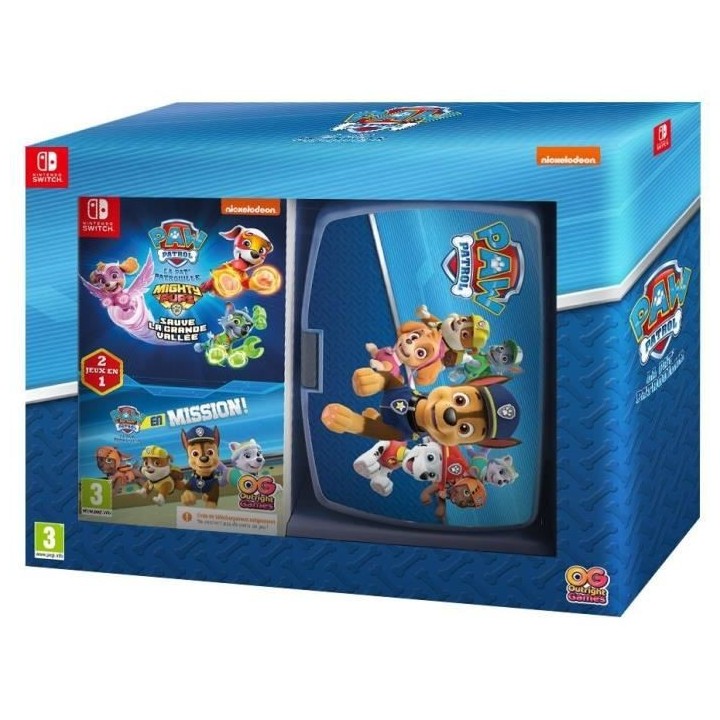 Compilation 2 Jeux Pat'patrouille (PAW PATROL) Switch + Lunch Box