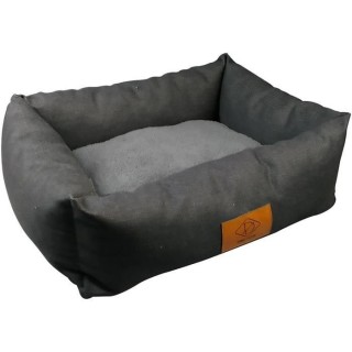 EUROPET BERNINA Sofa panier bas Denim D&D - Gris - Pour chien