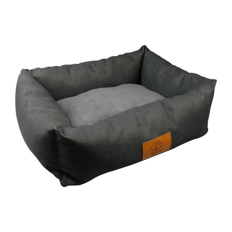 EUROPET BERNINA Sofa panier bas Denim D&D - Gris - Pour chien