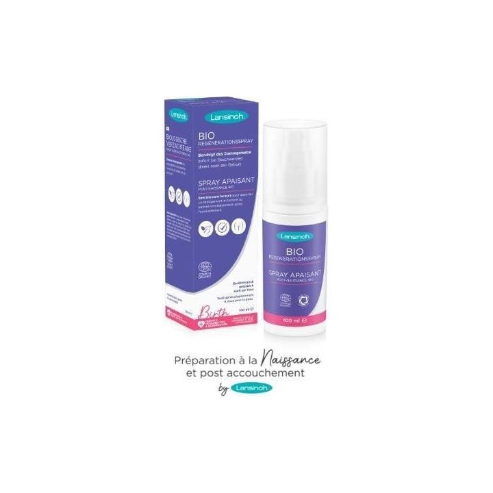 LANSINOH Spray Apaisant Post-Accouchement Bio 100ml