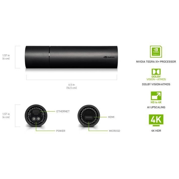 NVIDIA Passerelle multimédia SHIELD TV 2019 (945-13430-2505-000)