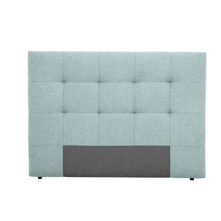 Tete de lit HERA - Bleu-Vert Céladon - Pour couchage 140 et 160 - 165