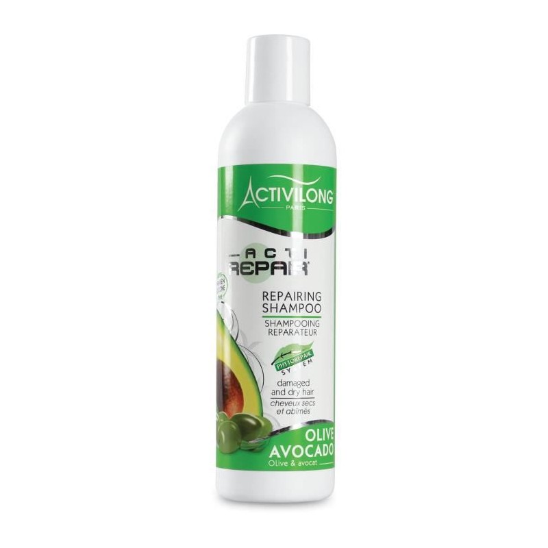 Activilong Actirepair Shampooing Reparateur Olive et Avocat 250 ml