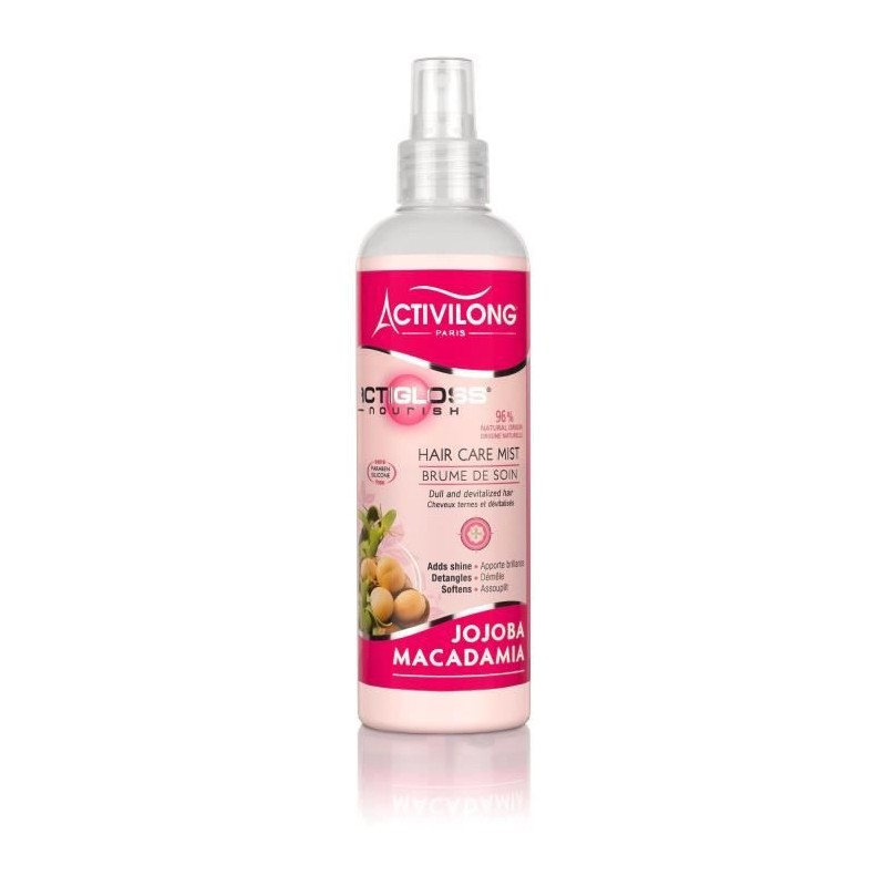 Activilong Actigloss Brume de Soin Jojoba Macadamia 250 ml