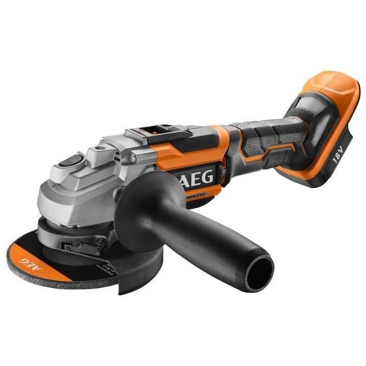 AEG - Meuleuse 125 mm 18V BRUSHLESS - en carton (sans batterie) ni cha