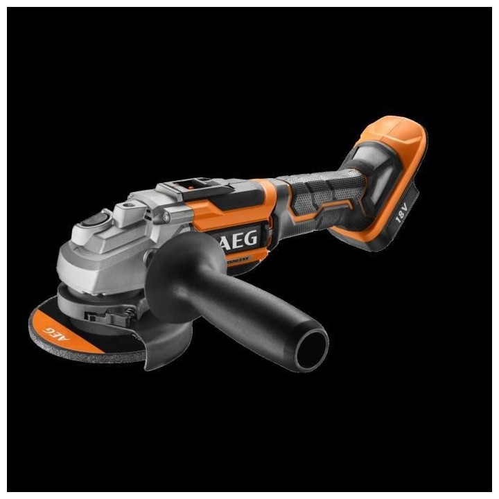 AEG - Meuleuse 125 mm 18V BRUSHLESS - en carton (sans batterie) ni cha