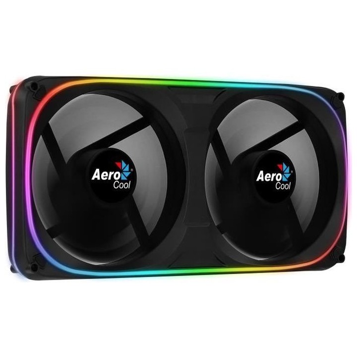 AEROCOOL Astro 24 ARGB - Ventilateur 2x120mm A-RGB pour boitier