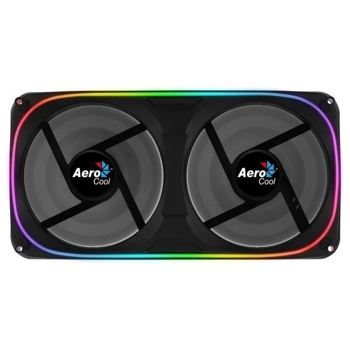 AEROCOOL Astro 24 ARGB - Ventilateur 2x120mm A-RGB pour boitier