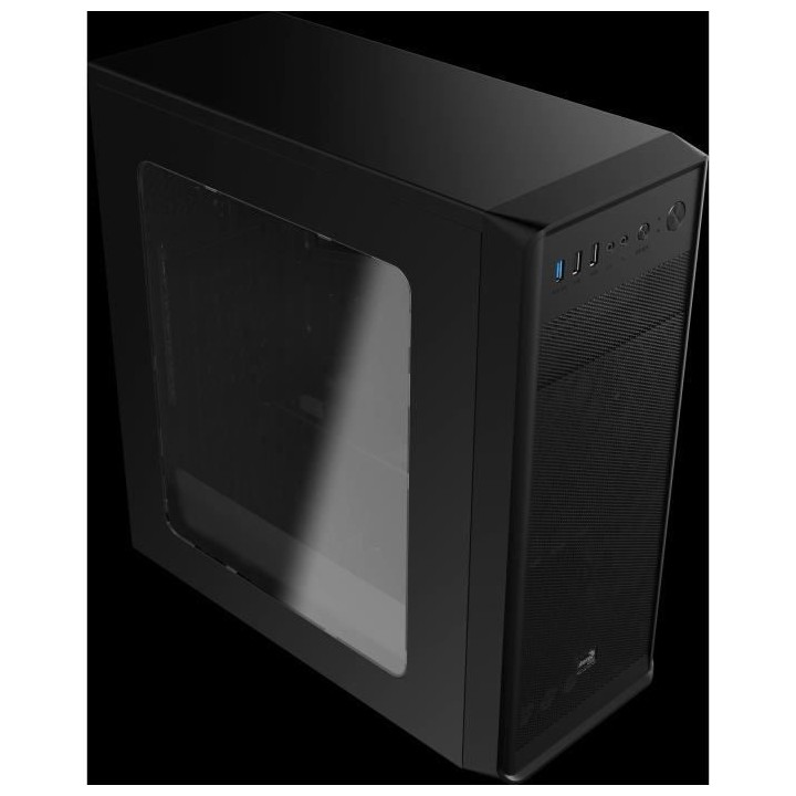 AEROCOOL BOITIER PC SI-5100 - Moyen Tour - Noir - Fenetre acrylique -