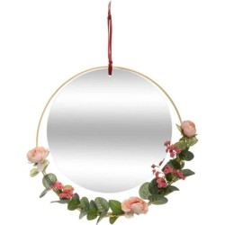 Miroir fleur Poésie - Ø33...