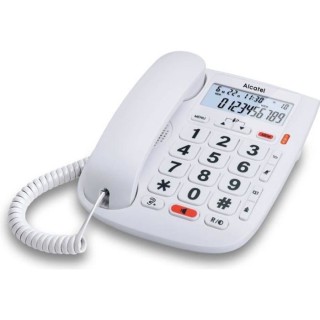 Alcatel TMax 20 Blanc Téléphone Filaire Senior