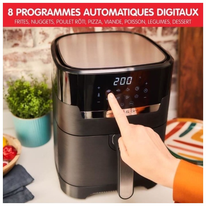 MOULINEX EZ505810 Easy Fry & Grill Digit 2-en-1 Friteuse a air + grill