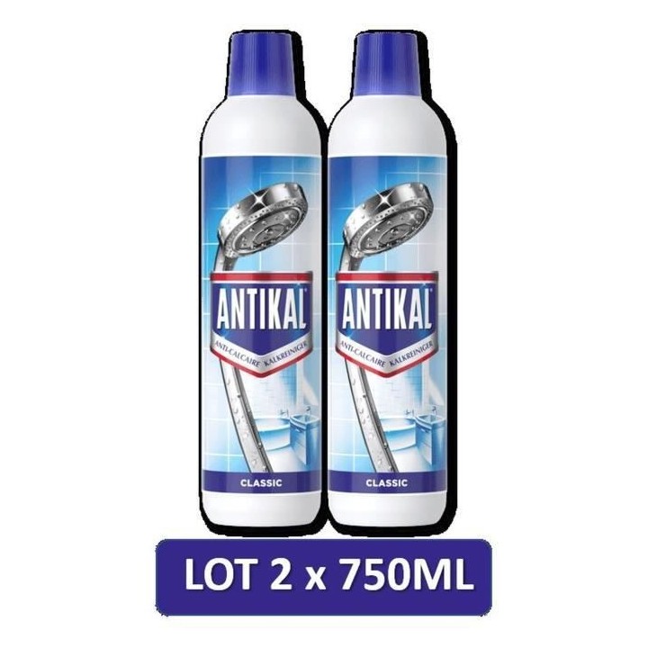 [Lot de 2] ANTIKAL Classic Anti-Calcaire Liquide 750 ml