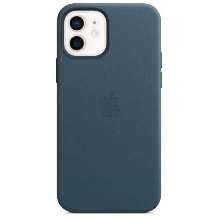 APPLE iPhone 12 | 12 Pro Coque en cuir avec MagSafe - Bleu Baltique