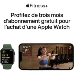 Apple Watch Nike Series 7 GPS + Cellular - 41mm - Boîtier Midnight Aluminium - Bracelet Anthracite/Black Nike Sport Band - Regu