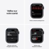 Apple Watch Nike Series 7 GPS + Cellular - 41mm - Boîtier Midnight Aluminium - Bracelet Anthracite/Black Nike Sport Band - Regu