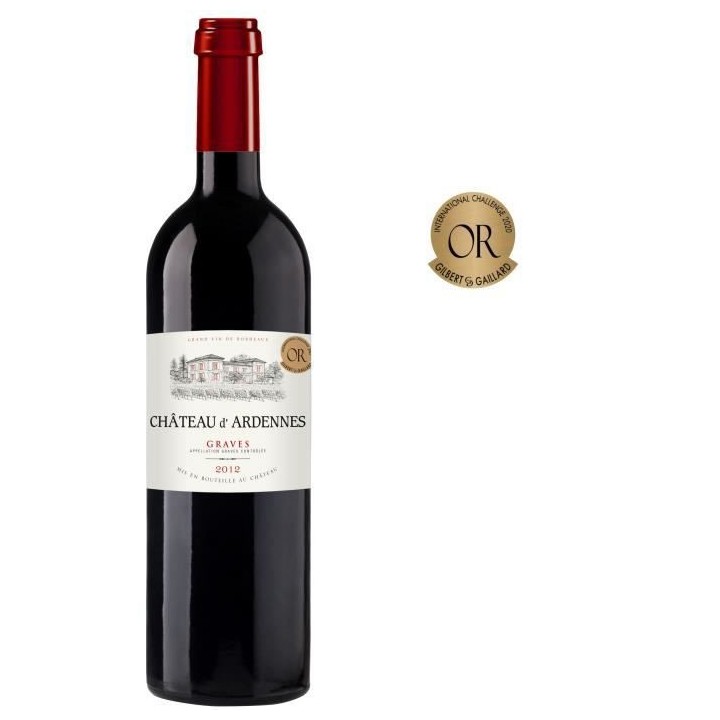 Château d'Ardennes 2012 Graves - Vin rouge de Bordeaux