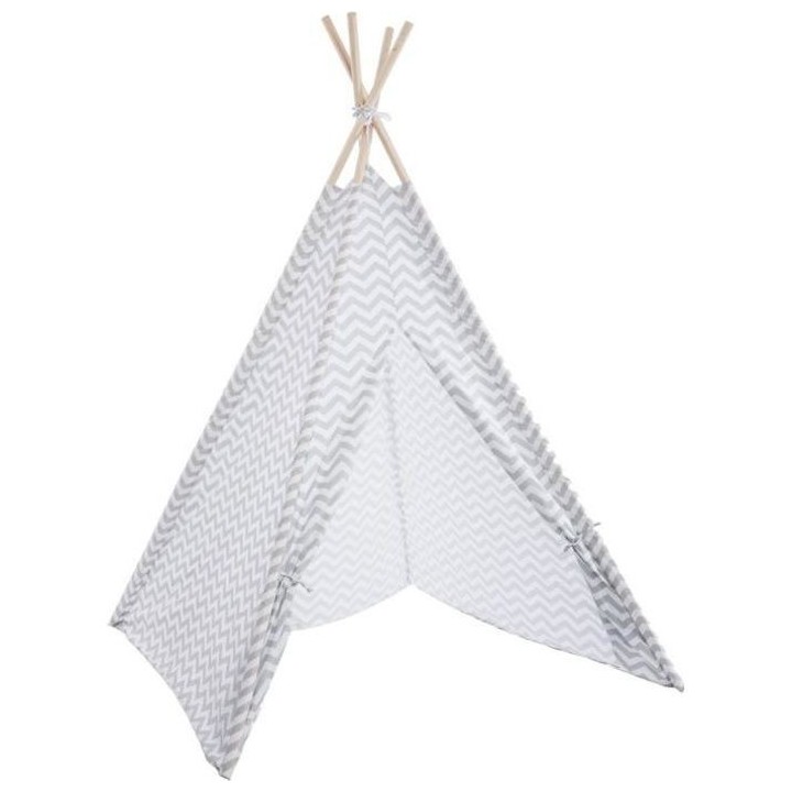 Tipi déco H.160 cm - Gris - Style enfant