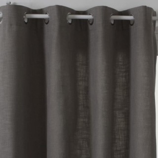 Rideau Clem - 140 x 260 cm - Gris foncé