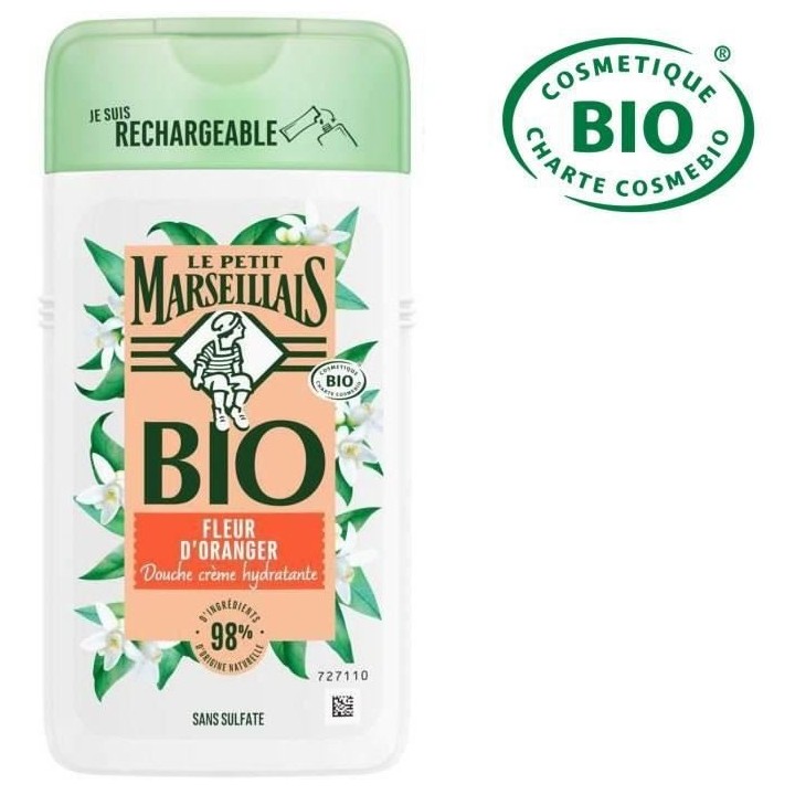 Le Petit Marseillais Douche Creme Hydratante Fleur d'Oranger Bio 250ml