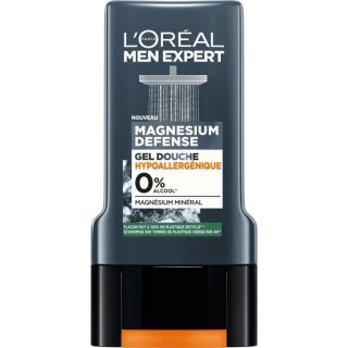 Gel douche Magnesium L'OREAL PARIS - Defense Hypoallergénique 0% - 30