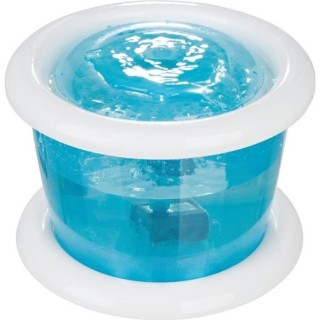 TRIXIE Distributeur automatique d'eau Bubble Stream 3l - Bleu et blanc