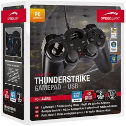 Manette Filaire - SPEEDLINK - THUNDERSTRIKE - Noir - PC (SL-6515-BK)