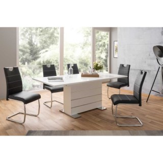 Table extensible 6-8 personnes - Rectangulaire - Panneaux de particule