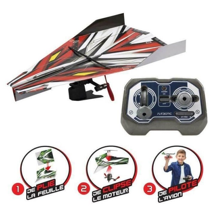 Avion en papier Télécommandé SILVERLIT Flybotic Airoz 22 cm