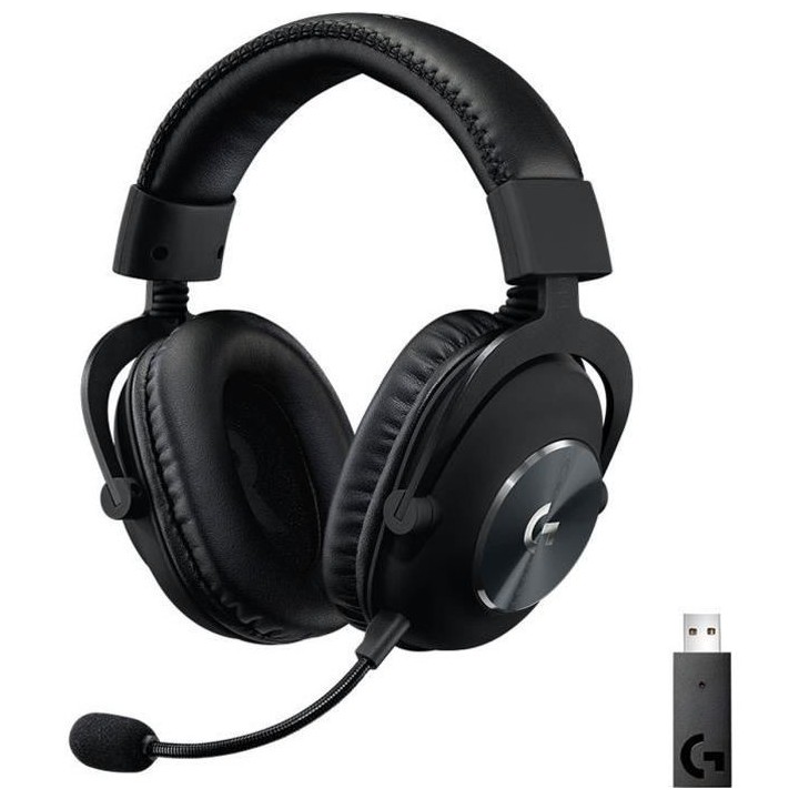Casque Gaming - Sans fil - LOGITECH G - PRO X GAMING WIRELESS - Noir