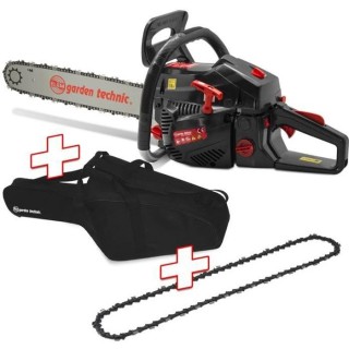 Tronçonneuse thermique 61.5cc 55cm avec sac de transport et 2eme cha