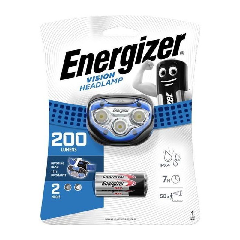 ENERGIZER LAMPE TORCHE Vision 200 HL TC HDA323