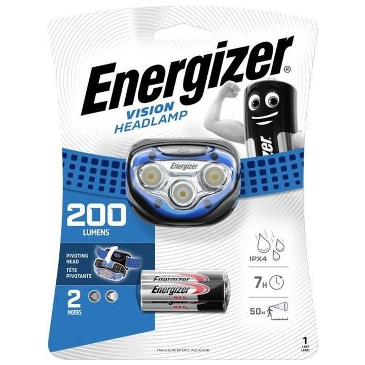 ENERGIZER LAMPE TORCHE Vision 200 HL TC HDA323