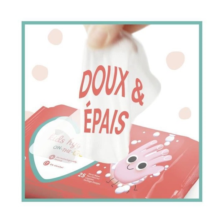 PAMPERS Kids Hygiene On-The-Go - 40 Lingettes