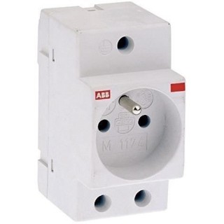 ABB Prise modulaire M 1174 2 pôles avec terre
