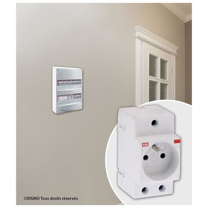 ABB Prise modulaire M 1174 2 pôles avec terre