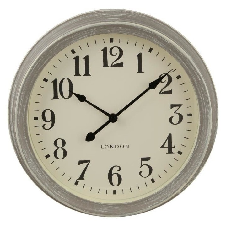 Horloge - Gris - Ø 35 cm